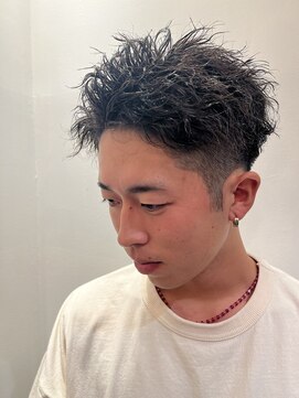 アカヒゲ 新札幌店(AKAHIGE) ツイストスパイラルパーマ スパイキーショート