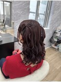 リボンハーフツイン