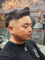 スリーセント 栄(3/cent) ハイフェード/フェザーアップ/スキンフェード/フェードカット