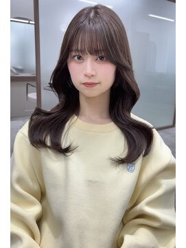 ボタン ハカタ(VOTAN hakata) 【votan坂本早苗】ラベンダーグレージュ/韓国風/前髪/顔周り