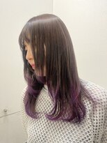 ヘアサロン ドット トウキョウ カラー 町田店(hair salon dot. tokyo color)&nbsp;ホワイトグレージュ/チェリーブラウン/町田駅/町田/町田カラー
