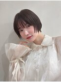 コンパクトショートと暗髪
