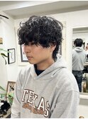 ウルフパーマ/メンズパーマ/くるくるパーマ/ショートパーマ