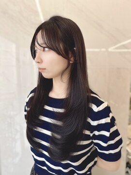 キティー(kiti) 2wayバング 韓国前髪 シースルー レイヤーカット ワンカール