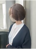 30代40代50代絶壁解消ひし形小顔前下がりショート ボブ