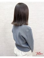 ネウィ 大分中央町店(newi)&nbsp;赤みを抑えた透明感【グレージュ】【ストレート】