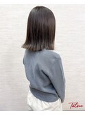 赤みを抑えた透明感【グレージュ】【ストレート】