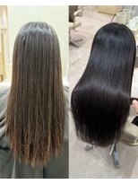 シンズ 銀座(sins)&nbsp;30代　硬く、強い癖を柔らかくストレートに