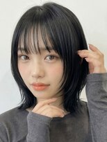 ガレリアエレガンテ 名駅店(GALLARIA Elegante)&nbsp;レイヤーボブ/フェイスレイヤー/ブラックカラー