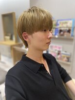 オーセンヘア(AUTHEN.HAIR)&nbsp;メンズハイトーンマッシュメンズショート【仙台】