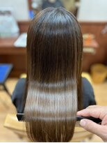 ヘアセラピー サラ 北仙台店(hair therapy Sara)&nbsp;柔艶ブラウン大人の髪質改善ストレート