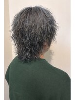 ペスカケイクリエイティブ(PESCA K-CREATIVE)&nbsp;イメチェン抜け感パーマ × ミディアムウルフレイヤー