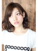 ふんわりラウンドボブ