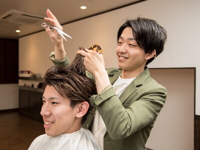 メンズヘアに特化した高い技術&知識で楽しめるスタイルをご提案!