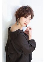 オーロ(ORO)&nbsp;大人かわいい丸型アッシュブラウンショート☆