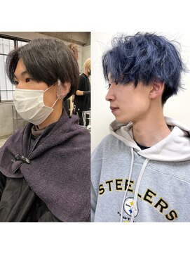 コニ(Coni) ♪Coni♪似合わせカットカラー/ネイビーブルー