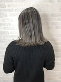 スタイリング楽ちん!バレイヤージュグレージュカラー