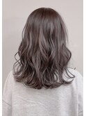 《TOPHAIR 玉島店/ ベリー》ゆれるミディ×シルバー