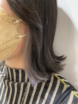 エデュコスゥリール(educo per sourile) 外ハネボブ×モノトーンイヤリングカラー【自由が丘】