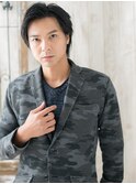 アッシュブラックの爽やかワンレンセミウエットc