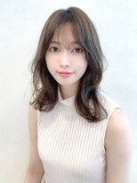 ジュネス 銀座(JYUNESU)&nbsp;★大人ミディアムエギョモリオリーブグレージュ透明感20代30代