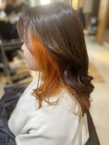 オーブ ヘアー リリー 博多2号店(AUBE HAIR lily) インナーオレンジ