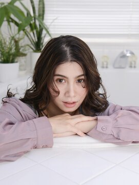 ロアー ヘアー ワメン(RAWR hair WaMen) 【RAWR】ココアブラウン_色気_ブルベ_パーマヘア