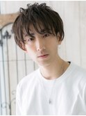 透けバングで優し気◎アッシュオリーブウェットヘアh名護大東