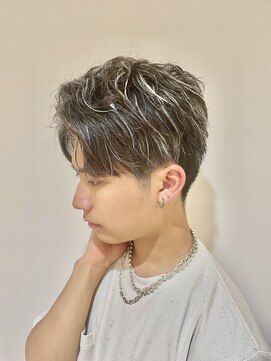 カルゥグラッシー(KALOU glassi) men's ホワイトメッシュ