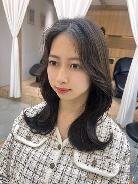 ロンドアジュール 横浜(Lond azur) 韓国顔周りレイヤースタイル