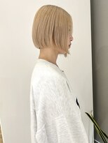 コト 福井大和田店(coto)&nbsp;福井　大和田　ハイトーンボブ　ブロンドベージュ　20代　可愛い