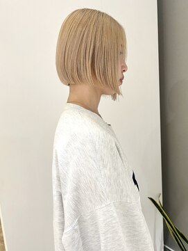 コト 福井大和田店(coto) 福井　大和田　ハイトーンボブ　ブロンドベージュ　20代　可愛い