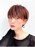 前髪長め大人小顔ショート30代40代50代 藤沢