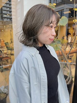 ヘアー アイス ルーチェ(HAIR ICI LUCE) 透明感カラー くすみカラー グレージュカラー /林