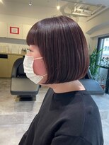 ソイクフ 四条大宮店(SOY-KUFU)&nbsp;大人可愛い◎20代30代40代グレーベージュボブ前髪パーマ