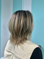 マティーナ ヘアー 池袋(Matina hair)&nbsp;【ウルフ×コントラストバレイヤージュ】20代30代40代50代