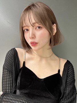 トルネード(TORNADO) タッセルカット 韓国ボブ 切りっぱなしボブ 透明感 A0719 表参道