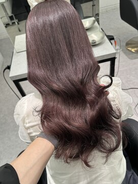 ペレ 栄店(PELE) 前髪/アンブレラカラー/こなれミディ/イメチェン/ウェーブパーマ