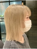 ハイトーンボブ/タッセルボブ/ミディアムボブ/切りっぱなしボブ