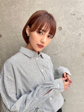 アッシュ 祐天寺店(Ash) 髪質改善/小顔ショートカット/透明感カラー/レイヤー/Aujua
