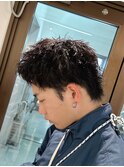 ソフトツイスト メンズカット 長崎 スパイキーショート