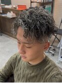 ツイスパ×ホワイトメッシュ