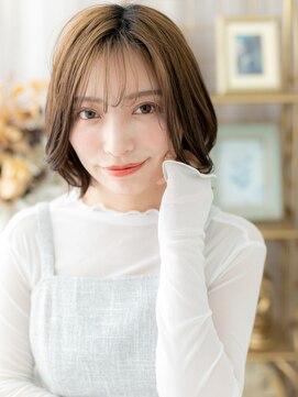カバーヘア ブリス 志木南口駅前店(COVER HAIR bliss) 丸みフォルムオンブレ小顔くびれヘアボブルフc6志木20代30代40代