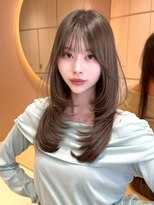 グロー オオミヤ アネックス 大宮(GLROW OMIYA ANNEX) メルティカラー×レイヤーカット髪質改善顔周りブリーチなし大宮