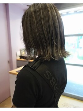 スエード(suede) 【suede】　ハイライト×グレー系