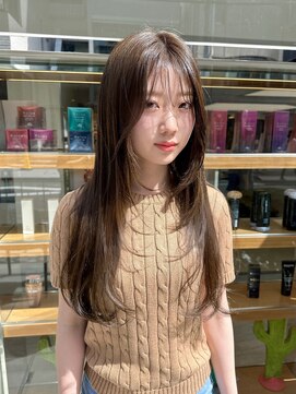 ピークアブー ワン(PEEK-A-BOO ONE) フェイスレイヤー#透明感カラー#オリーブブラウン