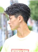 ワイルドツーブロック　前髪かきあげ　