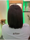 ヘッドスパ before/after
