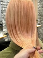 クロト(Clotho)&nbsp;ダブルカラー／オレンジ／ハイライトインナーカラー白髪ぼかし