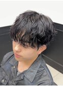 韓国シャドウパーマダウンパーマ